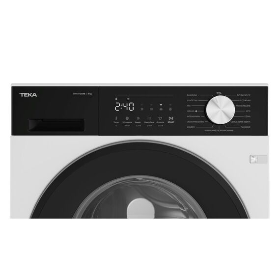 Teka WM 20841 W PL Washing Machine 8 kg 1400 RPM White, Black