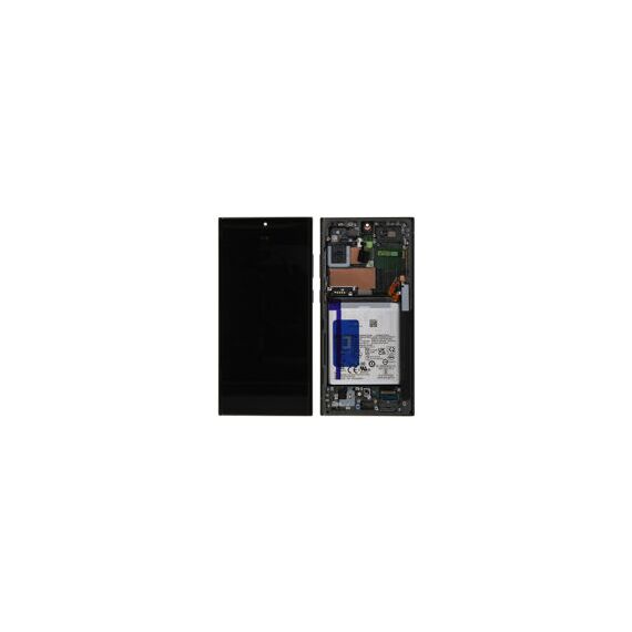 Samsung (GH82-30467C) Display incl. battery (Original) - Green, Samsung Galaxy S23 Ultra; SM-S918B