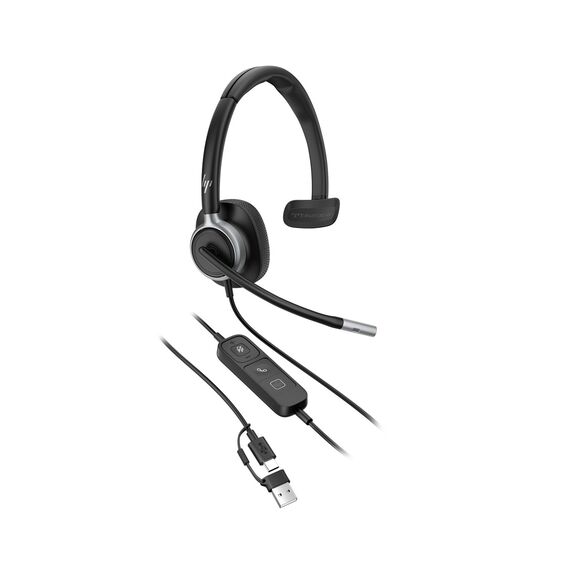 HP Poly Mission 615 Monaural USB Wired Headset