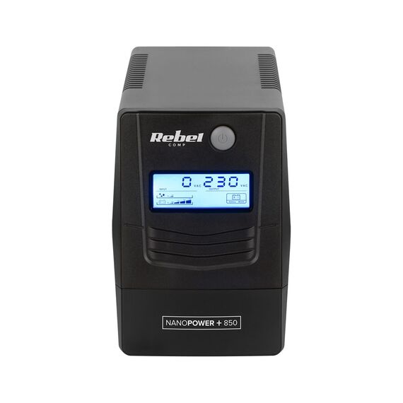 Rebel Nanopower Plus 850 UPS | Off-line | Sinusoida| 850VA | 480W  | LCD | USB