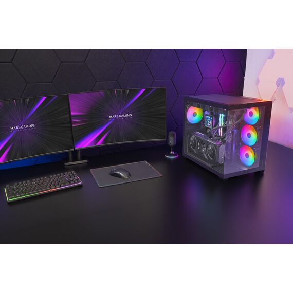 Mars Gaming MCV5 computer case Midi Tower Black