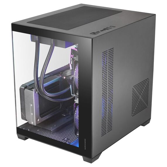 Mars Gaming MCVIEW3 computer case Mini Tower Black