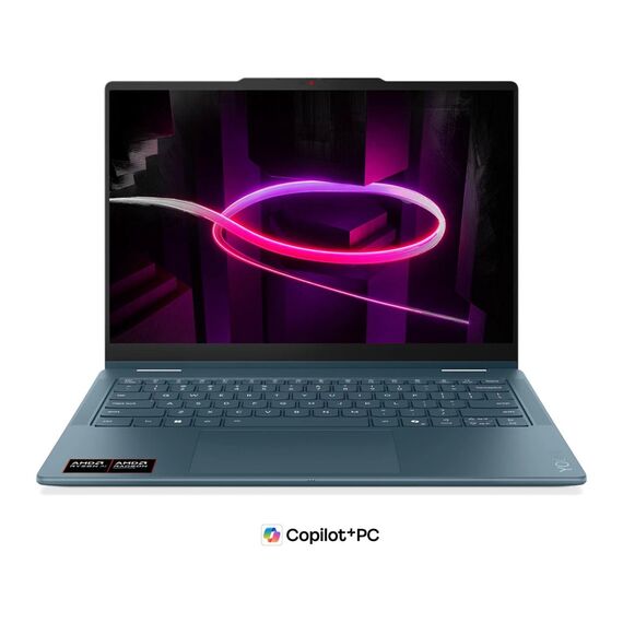 Lenovo Yoga 7 Gen 11 14AGP11 Ryzen AI 5 435 14" WUXGA Touch OLED 400 nits 60 Hz Glossy 16 GB LPDDR5X-8000 512 GB SSD Radeon 840M Graphics 5.0 MP + IR 70 Wh Windows 11 Tidal Teal