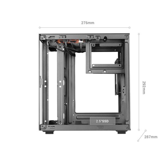 Mars Gaming MC-CUBE computer case Mini Tower Black
