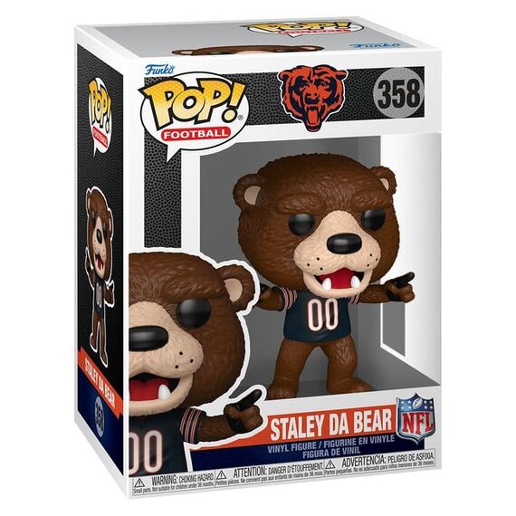 NFL POP! Vinyl Figure Mascots: Bears- Staley 9 cm
