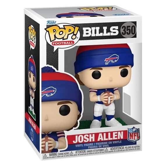 NFL POP! Vinyl Figure : Bills- Josh Allen (Beanie) 9 cm