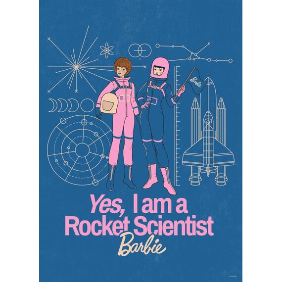 Barbie - Rocket Scientist puzzle, 1000 pcs (60992) / Toys