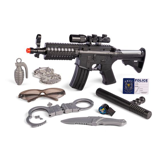 Police Machine Gun Carry Bag Set (42132) / Toys