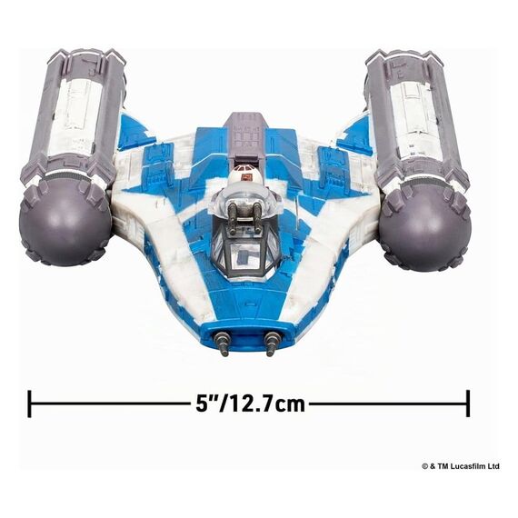 Star Wars Medium Vehicle BTL-B Y-wing Starfighter with Clone Captain Rex 13 cm