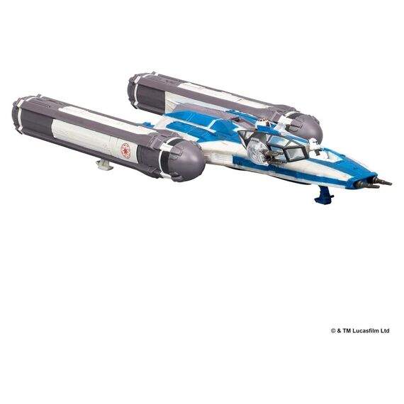 Star Wars Medium Vehicle BTL-B Y-wing Starfighter with Clone Captain Rex 13 cm