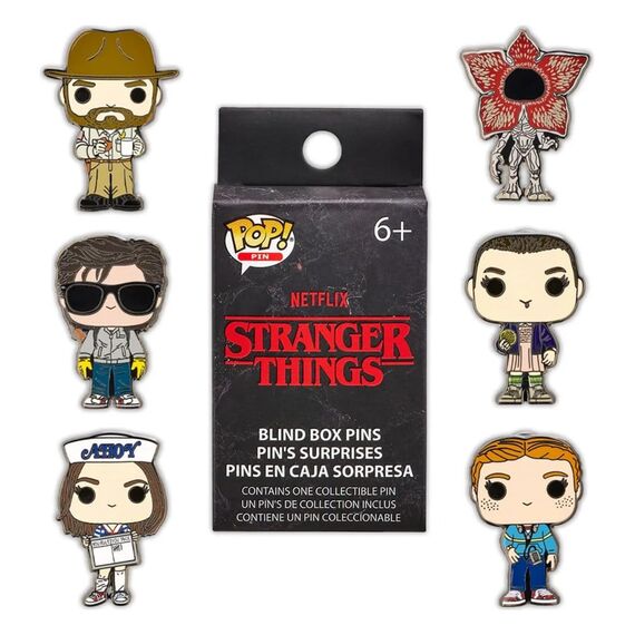 Stranger Things: Characters Blind Box Pin Set Display (12)