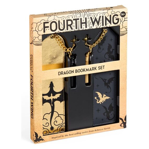 Fourth Wing Bookmarks 2-Pack Dragon 15 cm