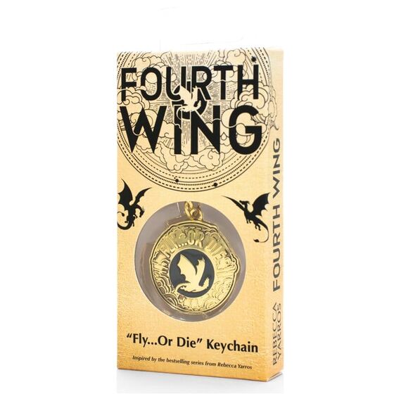 Fourth Wing Keychain Fly or Die 14 cm