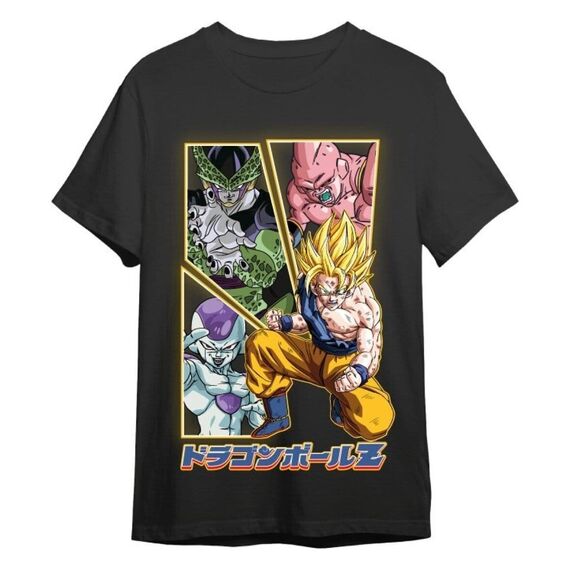 Dragon Ball Z T-Shirt Villains & Goku Black Size S