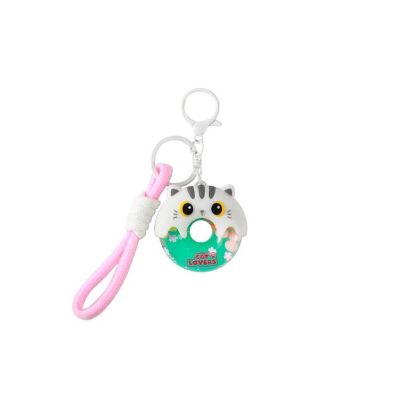 iTotal - Donut keychain WHITE CAT (XL3066) / Toys