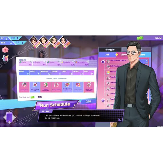 K-pop Idol Stories: Road to Debut / Nintendo Switch