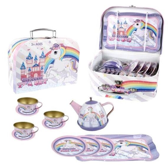 Magni - Tea set in suitcase, with unicorn ( 3905 ) / Toys