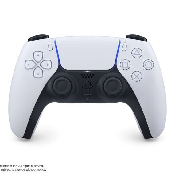 Sony Playstation 5 Dualsense Controller - White / PlayStation 5