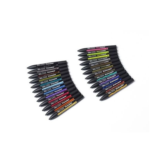Winsor & Newton - Mixed marker set 24pcs + wallet (832226) / Toys