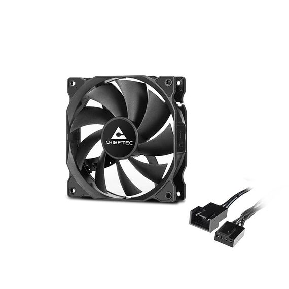 Chieftec ZF-1225PWM computer cooling system Computer case Fan 12 cm Black 1 pc(s)