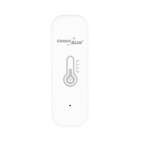 GreenBlue WiFi Temperature and Humidity Sensor, Android/iOS/Alexa/Google Home, 3.0V DC, LR03x2, GB737