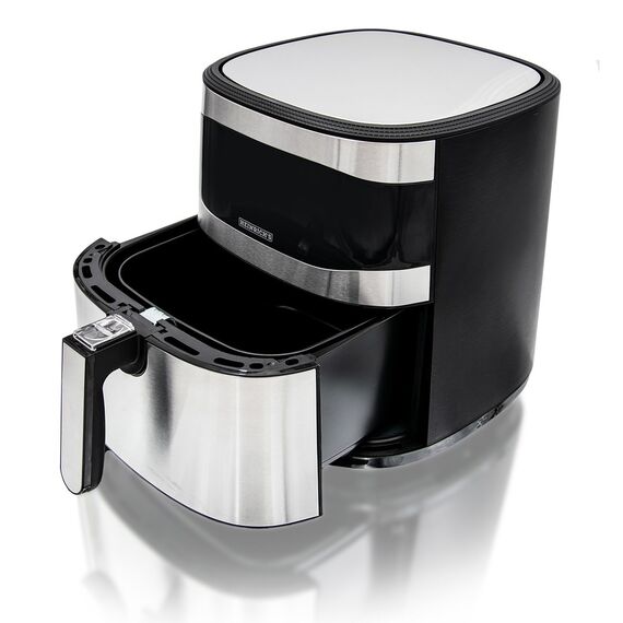 Heinrich‘’s HFR 8205 Hot Air Fryer 8.0 l 1800 W Black and Silver