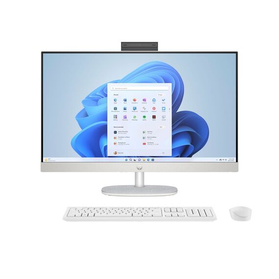 HP 27-cr0232nw AMD Ryzen™ 5 7520U 68.6 cm (27") 1920 x 1080 px All-in-One PC 16 GB LPDDR5-SDRAM 512 GB SSD Windows 11 Home Wi-Fi 6 (802.11ax) White