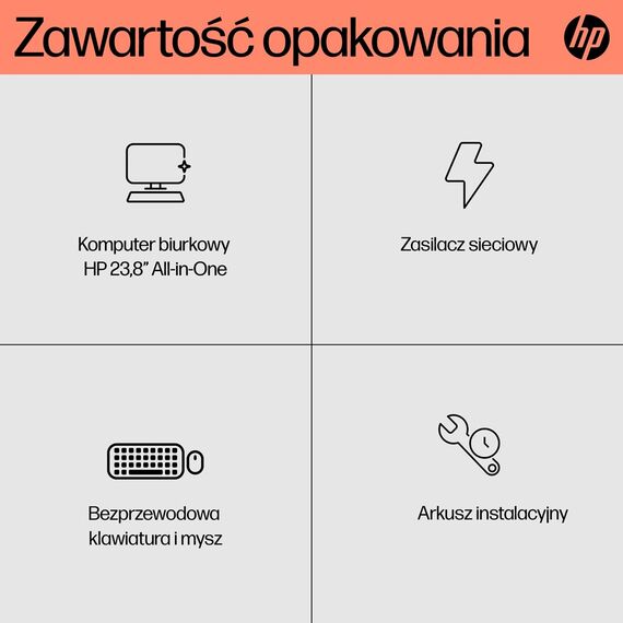 HP 24-cr0312nw AMD Ryzen™ 5 7520U 60.5 cm (23.8") 1920 x 1080 px All-in-One PC 16 GB LPDDR5-SDRAM 512 GB SSD Windows 11 Home Wi-Fi 6 (802.11ax) White