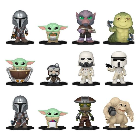 Star Wars Mystery Mini Figures 5 cm The Mandalorian and Grogu Series 2 Display (12)