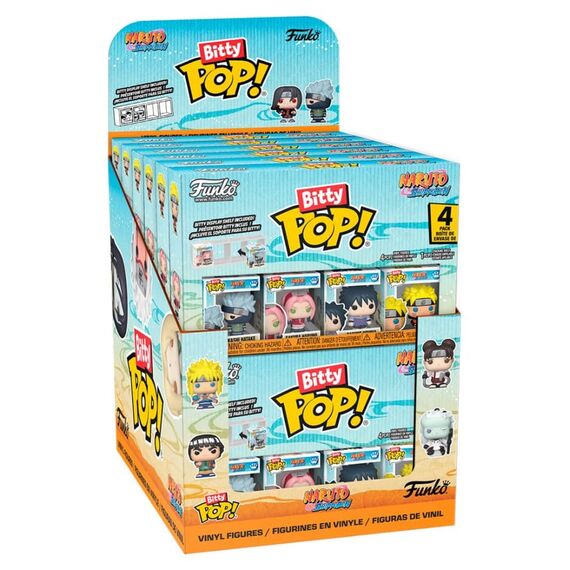 Naruto Bitty POP! Vinyl Figure 4-Pack Display (12) 2,5 cm