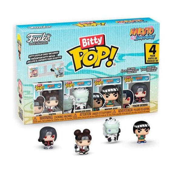 Naruto Bitty POP! Vinyl Figure 4-Pack Display (12) 2,5 cm
