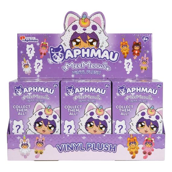 Aphmau Vinyl Plush Bag Charm Blind Box Display (6)