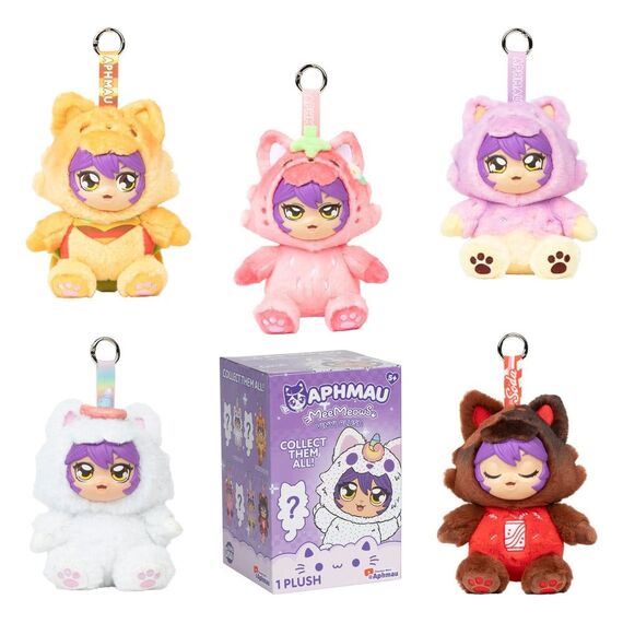 Aphmau Vinyl Plush Bag Charm Blind Box Display (6)
