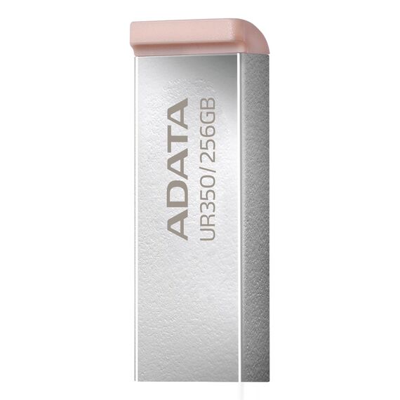 ADATA UR350 USB flash drive 256 GB USB Type-A 3.2 Gen 1 (3.1 Gen 1) Brown, Stainless steel