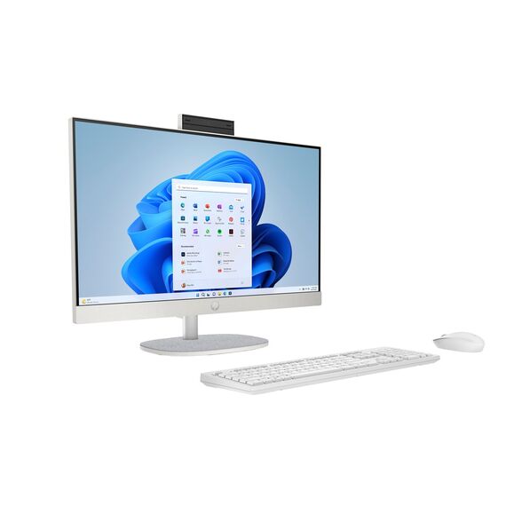 HP 24-cr0334nw AMD Ryzen™ 7 7730U 60.5 cm (23.8") 1920 × 1080 px All-in-One PC 16 GB DDR4-SDRAM 512 GB SSD Free DOS Wi-Fi 6 (802.11ax) White