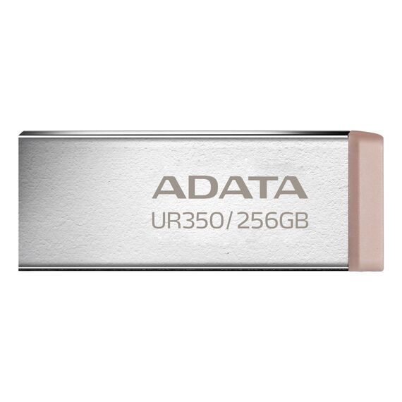 ADATA UR350 USB flash drive 256 GB USB Type-A 3.2 Gen 1 (3.1 Gen 1) Brown, Stainless steel