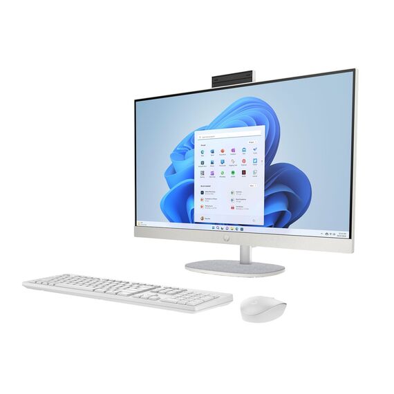 HP 27-cr0222nw AMD Ryzen™ 7 7730U 68.6 cm (27") 1920 x 1080 px All-in-One PC 16 GB DDR4-SDRAM 512 GB SSD Windows 11 Home Wi-Fi 6 (802.11ax) White