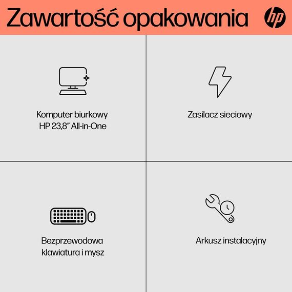 HP 24-cr0332nw AMD Ryzen™ 7 7730U 60.5 cm (23.8") 1920 x 1080 px All-in-One PC 16 GB DDR4-SDRAM 512 GB SSD Windows 11 Home Wi-Fi 6 (802.11ax) White