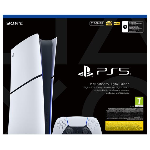 SONY PS5 Digital Edition 825GB console + 2 DS5 controllers
