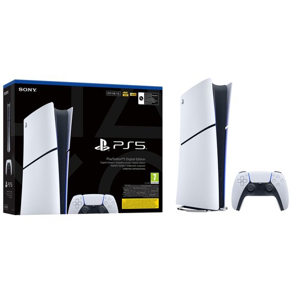 SONY PS5 Digital Edition 825GB console + 2 DS5 controllers