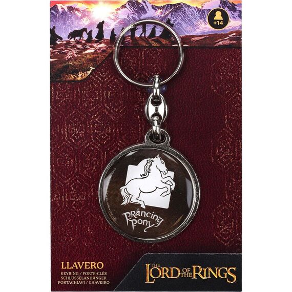 The Lord Of The Rings Prancing Pony keychain