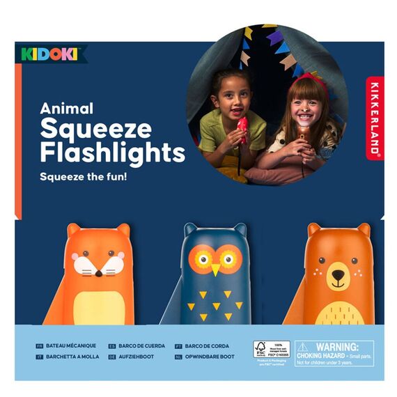 Kikkerland - Squeeze Flashlight (KID50) / Toys
