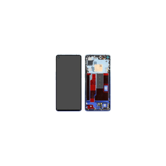OPPO (4904018) LCD Touchscreen, incl. frame - Blue, Oppo Find X2 Neo