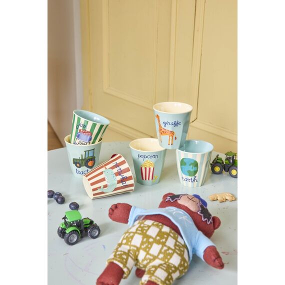 Rice - Melamine Kids Cup with ABC Print - Small - 160 ml / Baby and Children
