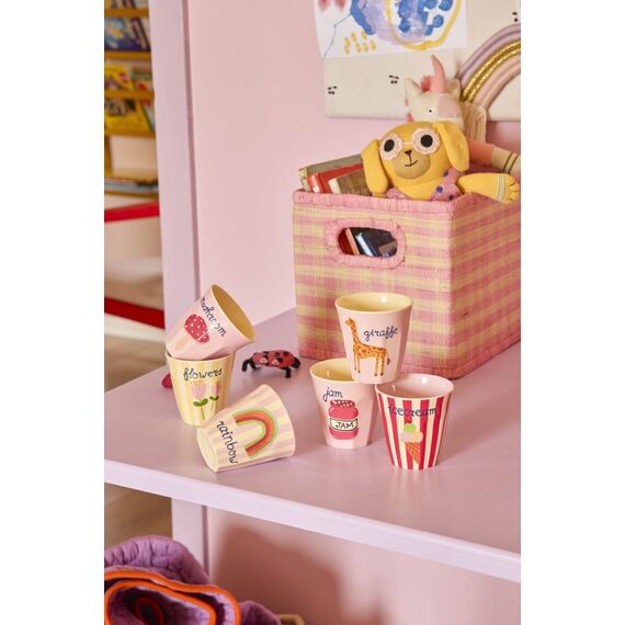 Rice - Melamine Kids Cup with ABC Print - Small - 160 ml / Baby and Children