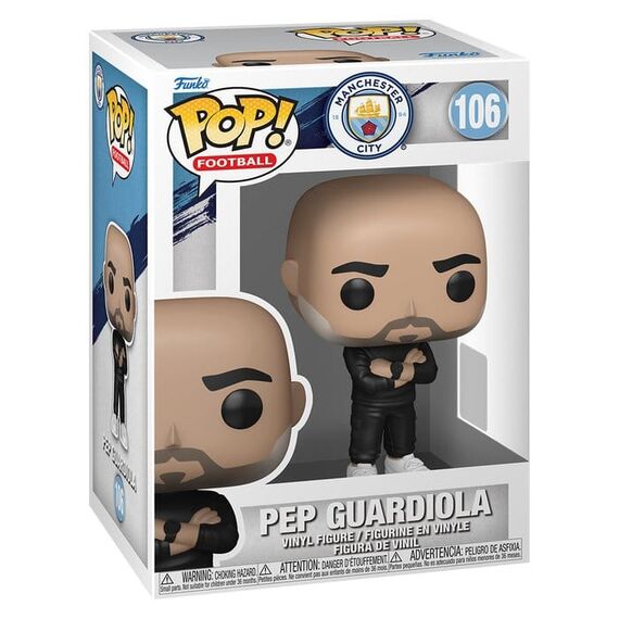 Manchester City F.C. POP! Football Vinyl Figure Pep Guardiola 9 cm