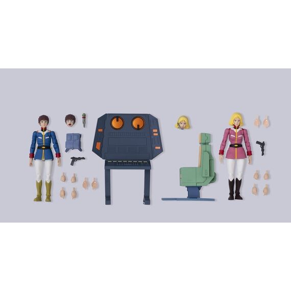 Mobile Suit Gundam G.M.G. Collection EX Diorama White Base Bridge Radio Operator Desk Set 10 cm (with gift)