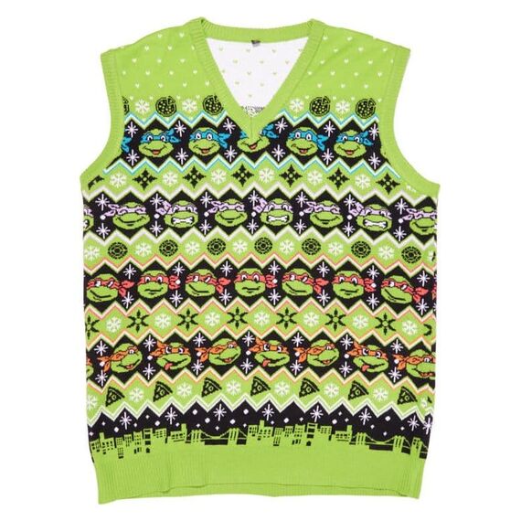 Teenage Mutant Ninja Turtles Christmas Tank Top Size S