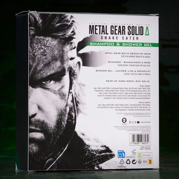 Metal Gear Solid Gift Set Shower Gel & Shampoo