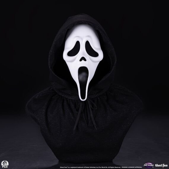 Ghost Face Life-Size Bust 56 cm